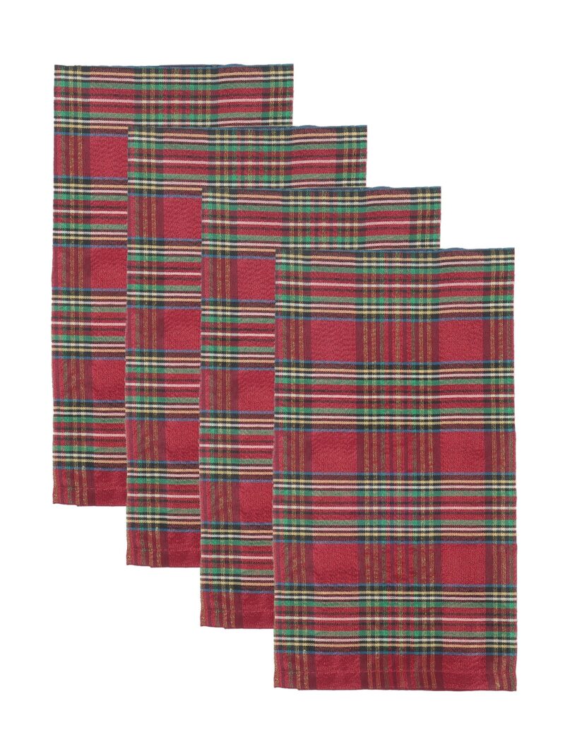 Holiday Nouveau Dazzle Dinner Napkins - Set Of 4